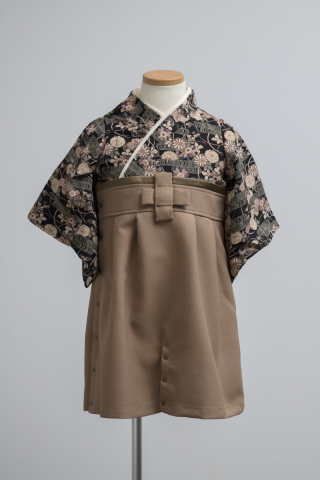 お子様用ロンパース(モダンブラウン)