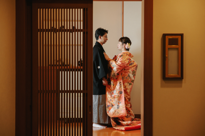 撮影場所を生かした素敵な１枚を残します。