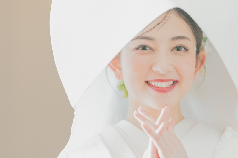 伝統的な綿帽子を今風に*