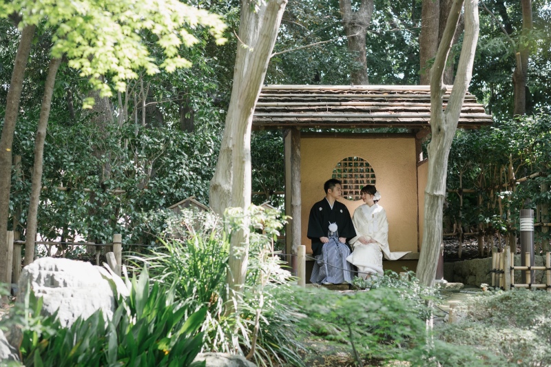 【和装ロケ】"花畑記念庭園"撮影プラン◆和の空間を楽しみながらゆったり1時間撮影・ご新婦様ヘアメイク・着付け・移動費・全データ込