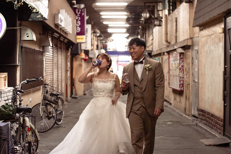 【洋装ロケ】おふたりの好きな街へ♡街中ロケプラン◆ご新婦ヘアメイク・ヘアメイクアテンド・全データ・申請費・移動費込