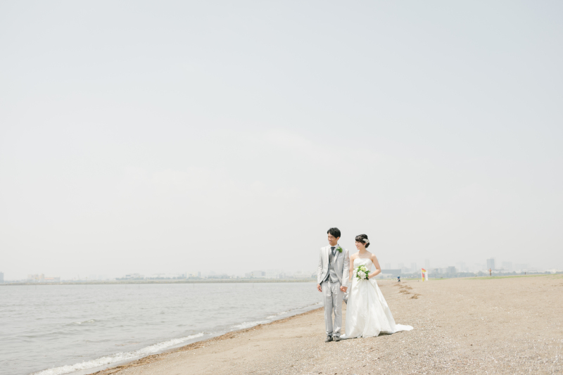 【海プラン】森も海も！葛西臨海公園＋海浜公園90分撮影プラン◆ご新婦様ヘアメイク・全データ・申請料・ご移動費含む