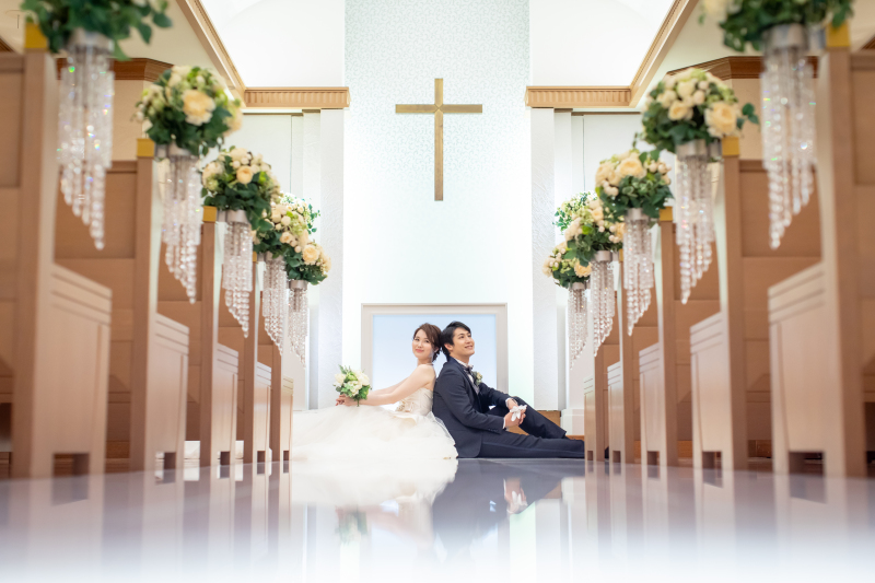 【チャペルプラン】ザ・クレストホテル柏内で"写真で残す結婚式"◆ご新婦様ヘアセット&メイク・全データ込み