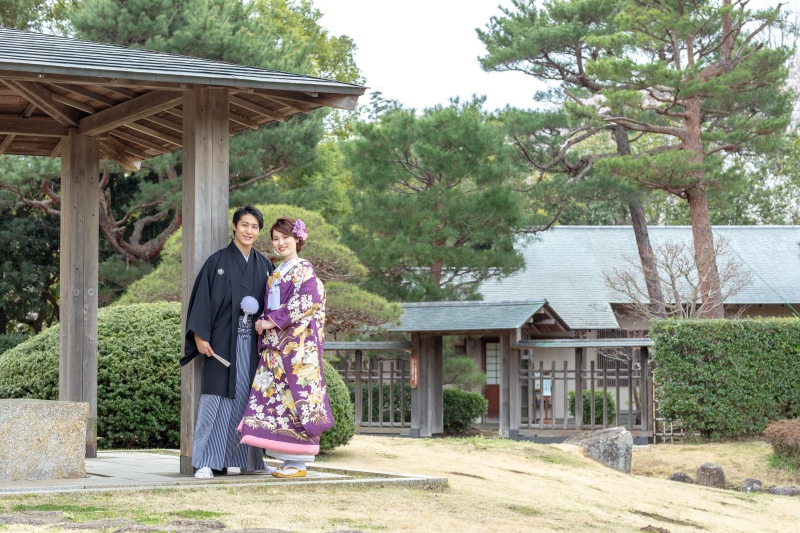 【和邸宅＋お庭】あけぼの山公園・柏泉亭撮影プラン◆ご新婦様ヘアセット&メイク・移動費・申請費・全データ込
