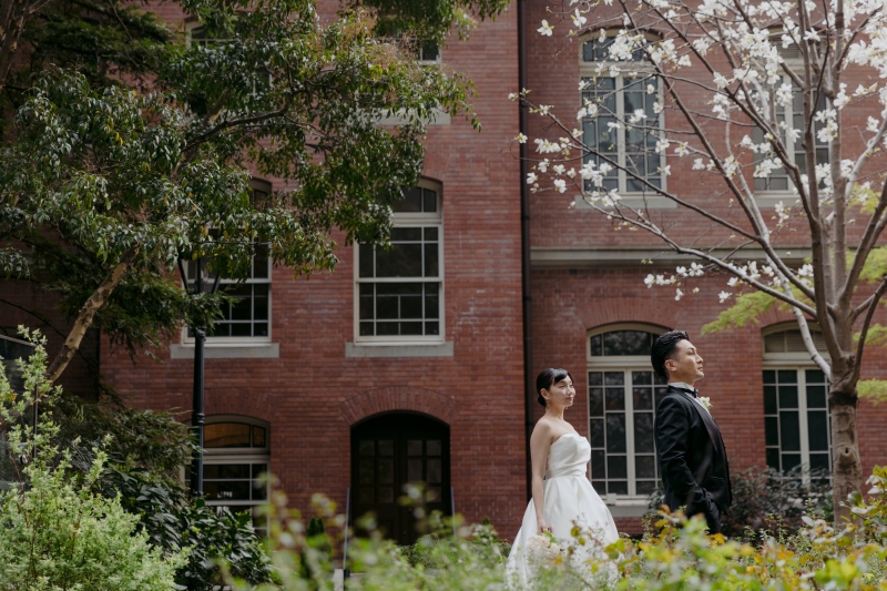 【東京駅・丸の内】おしゃれな街をお散歩しながら撮影＊東京駅&丸の内(日中)1時間撮影プラン◆ご新婦ヘアメイク・全データ・移動費込