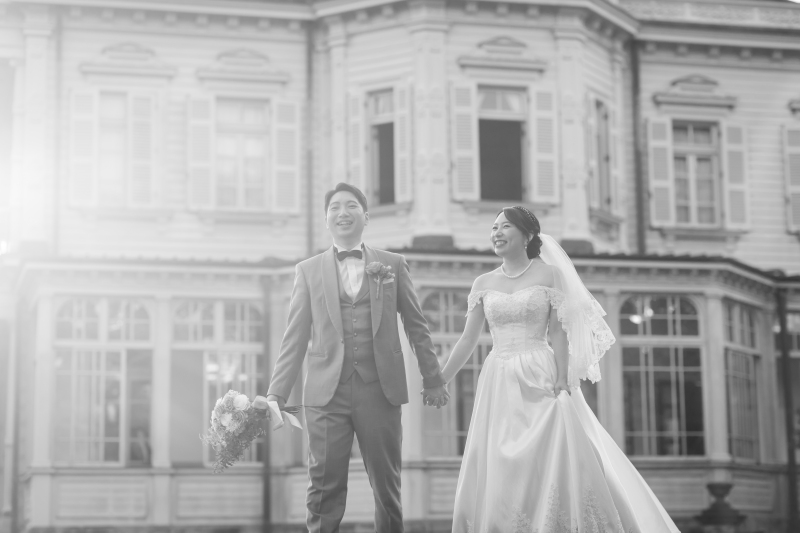 【洋館・邸宅プラン】旧岩崎邸庭園　館内＋お庭撮影プラン◆ご新婦様ヘアメイク・移動費・申請費・補正済み全データ付