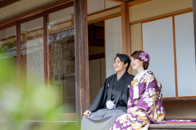 【和邸宅＋お庭】あけぼの山公園・柏泉亭撮影プラン◆ご新婦様ヘアセット&メイク・移動費・申請費・全データ込