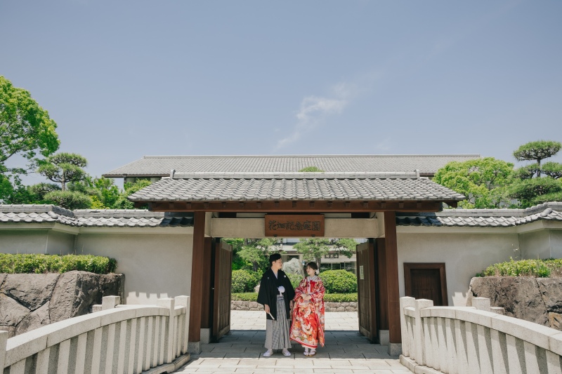 【和装ロケ】"花畑記念庭園"撮影プラン◆和の空間を楽しみながらゆったり1時間撮影・ご新婦様ヘアメイク・着付け・移動費・全データ込