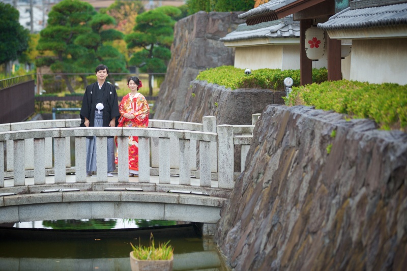 【和装ロケ】庭園おまかせプラン◆和の空間を楽しみながらゆったり1時間撮影・ご新婦様ヘア&メイク・着付け・移動費・全データ込