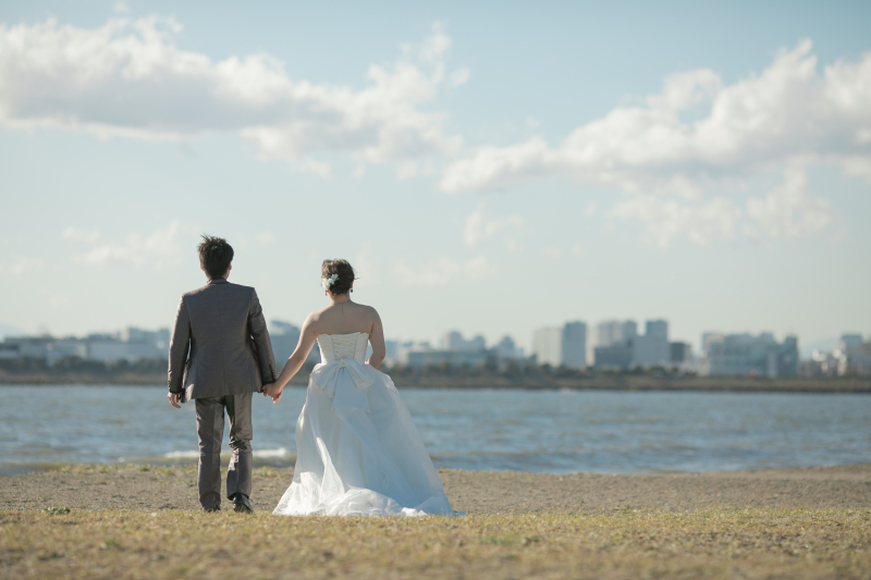 【海プラン】森も海も！葛西臨海公園＋海浜公園90分撮影プラン◆ご新婦様ヘアメイク・全データ・申請料・ご移動費含む