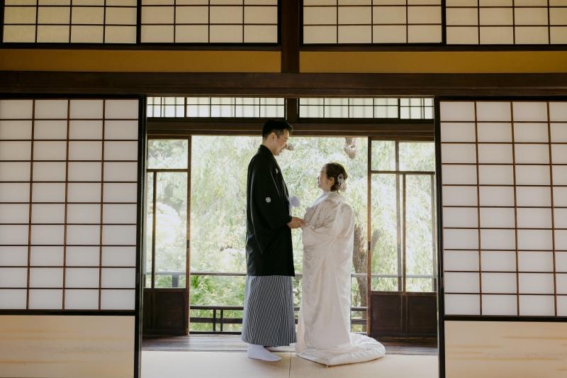 【和邸宅】和室＋洋室＋縁側で撮影できる『旧安田楠雄邸』プラン◆ご新婦ヘアセット&メイク・移動費・申請費・全データ込