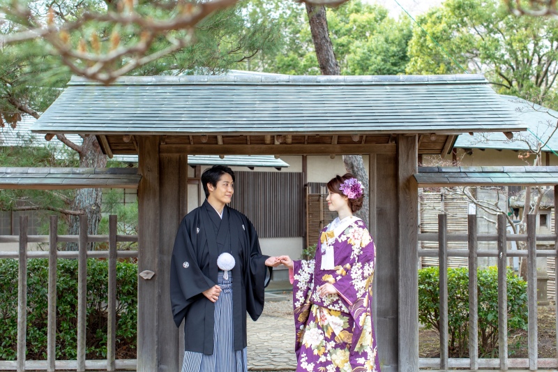 【和邸宅＋お庭】あけぼの山公園・柏泉亭撮影プラン◆ご新婦様ヘアセット&メイク・移動費・申請費・全データ込