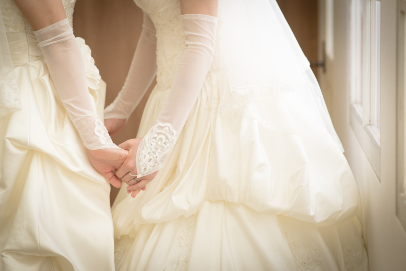 【LGBTQ＋】おふたりらしさを実現＊ドレス×ドレス チャペル1時間撮影プラン◆おふたり分のヘアメイク・ドレス2着・全データ込み