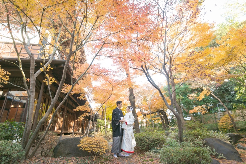 【和邸宅】和室＋洋室＋縁側で撮影できる『旧安田楠雄邸』プラン◆ご新婦ヘアセット&メイク・移動費・申請費・全データ込