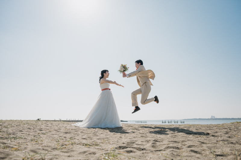 【海プラン】森も海も！葛西臨海公園＋海浜公園90分撮影プラン◆ご新婦様ヘアメイク・全データ・申請料・ご移動費含む