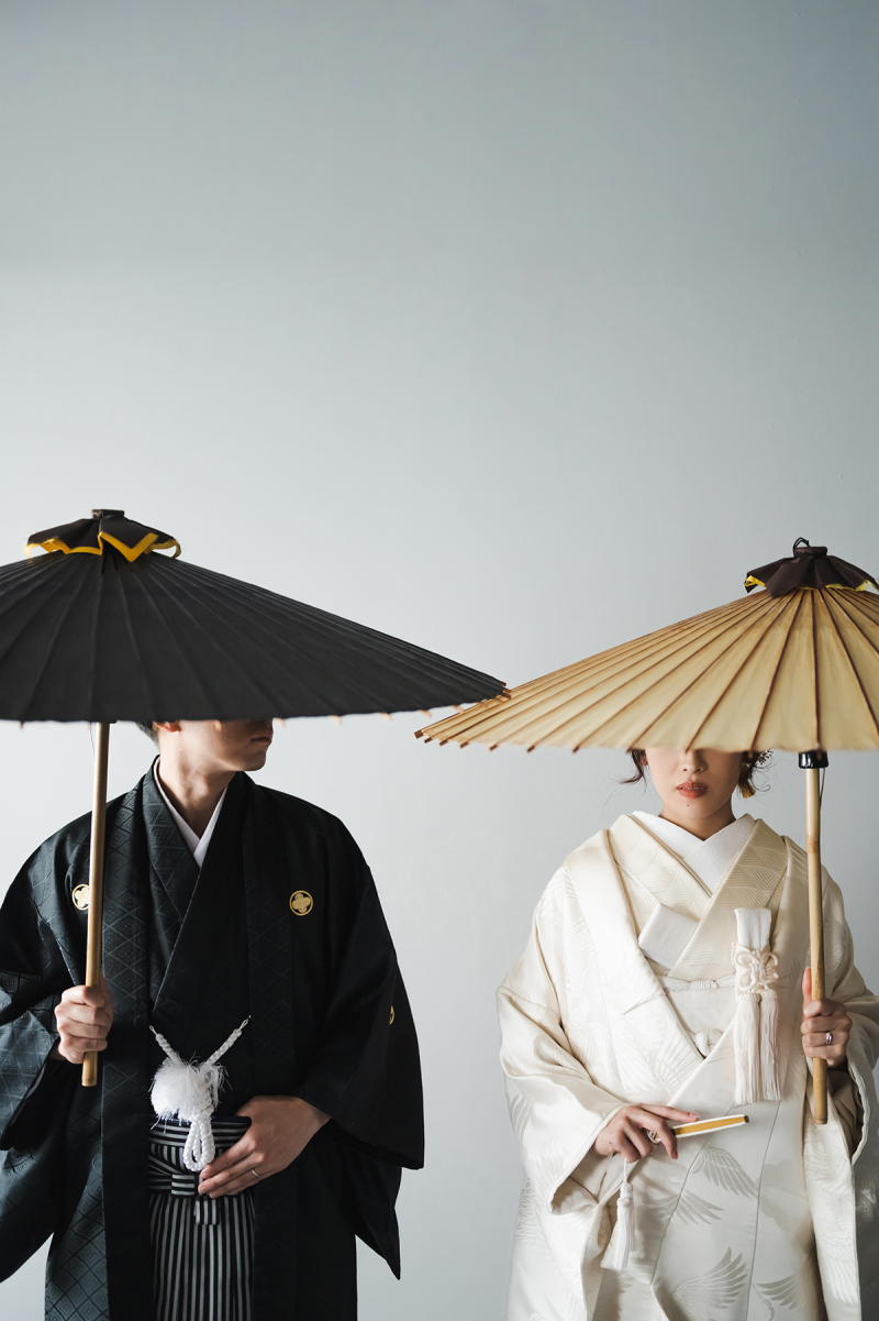 しっとりとした和装も、美しく