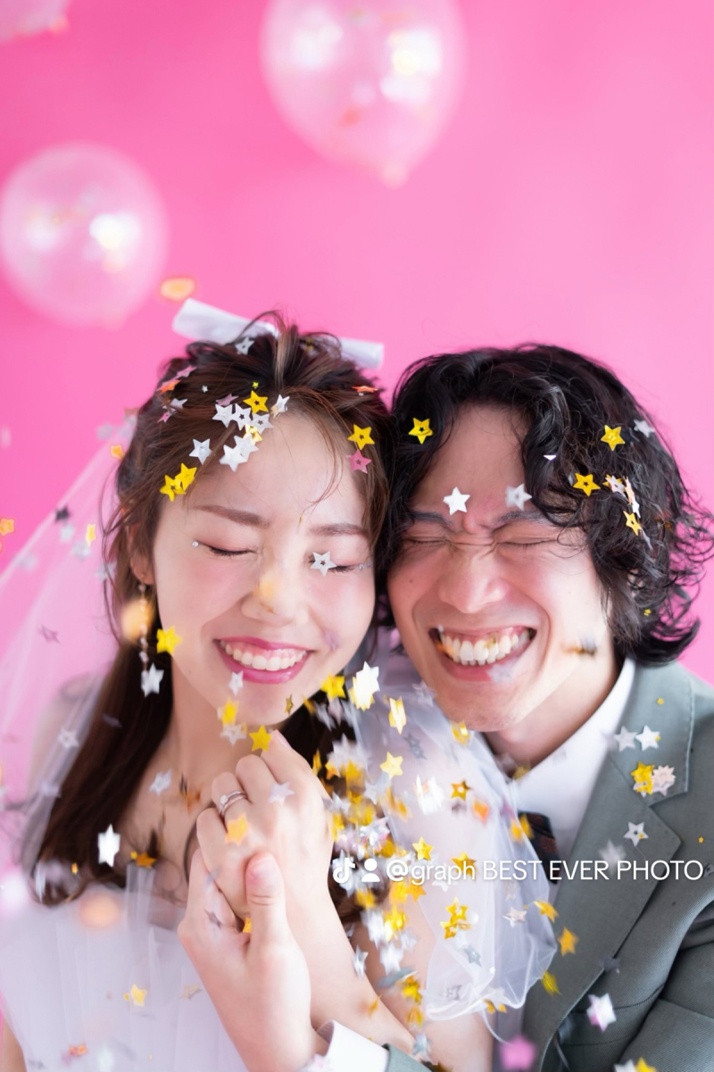 好きなドレスに出会いたい!洋装スタジオプラン/前撮りドレスタキシード1点ずつ全店舗から選び放題 ¥196,900