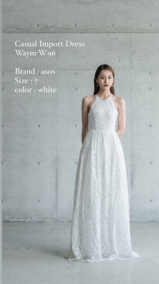 カジュアルインポートドレス　W96