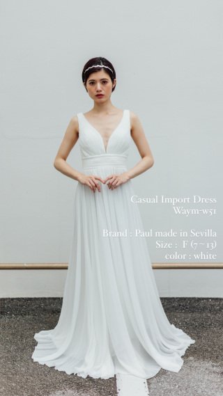 カジュアルインポートドレス　W51