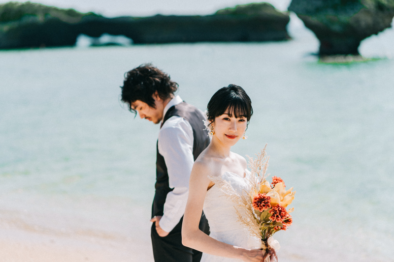 背中合わせショット！