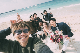 自然な表情をそのまま、おふたりらしいムービーに