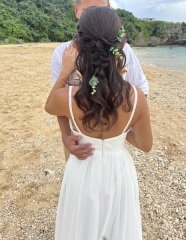 新婦ヘアスタイルチェンジ