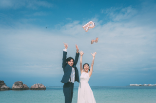 ★披露宴で使える！オープニングムービー付期間限定プラン★スタジオ・ビーチ・グリーンの中から選べる写真100カット＆ムービープラン