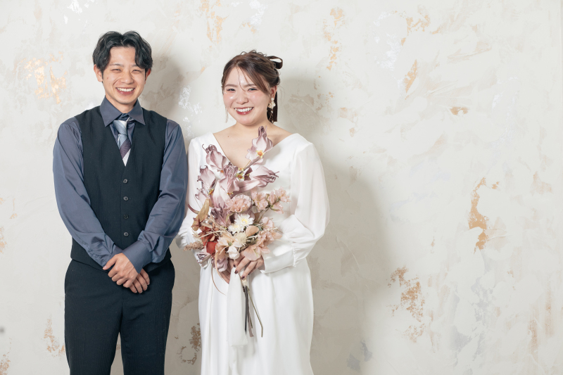 ☆撮影日までに仕上げます!☆【ウェディングエステ2回付】洋装・スタジオ30カットプラン