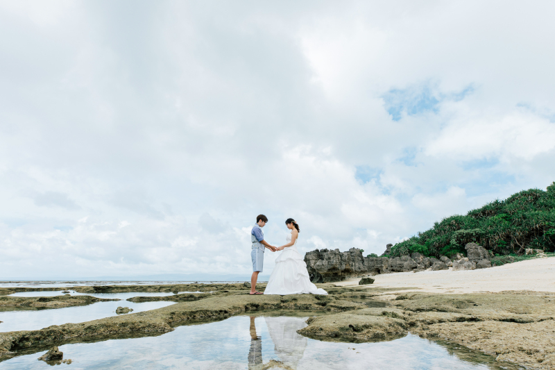 ◇写真即日納品◇【オープニングムービー付】Beach+Chapel Plan・洋装1点・データ200カット