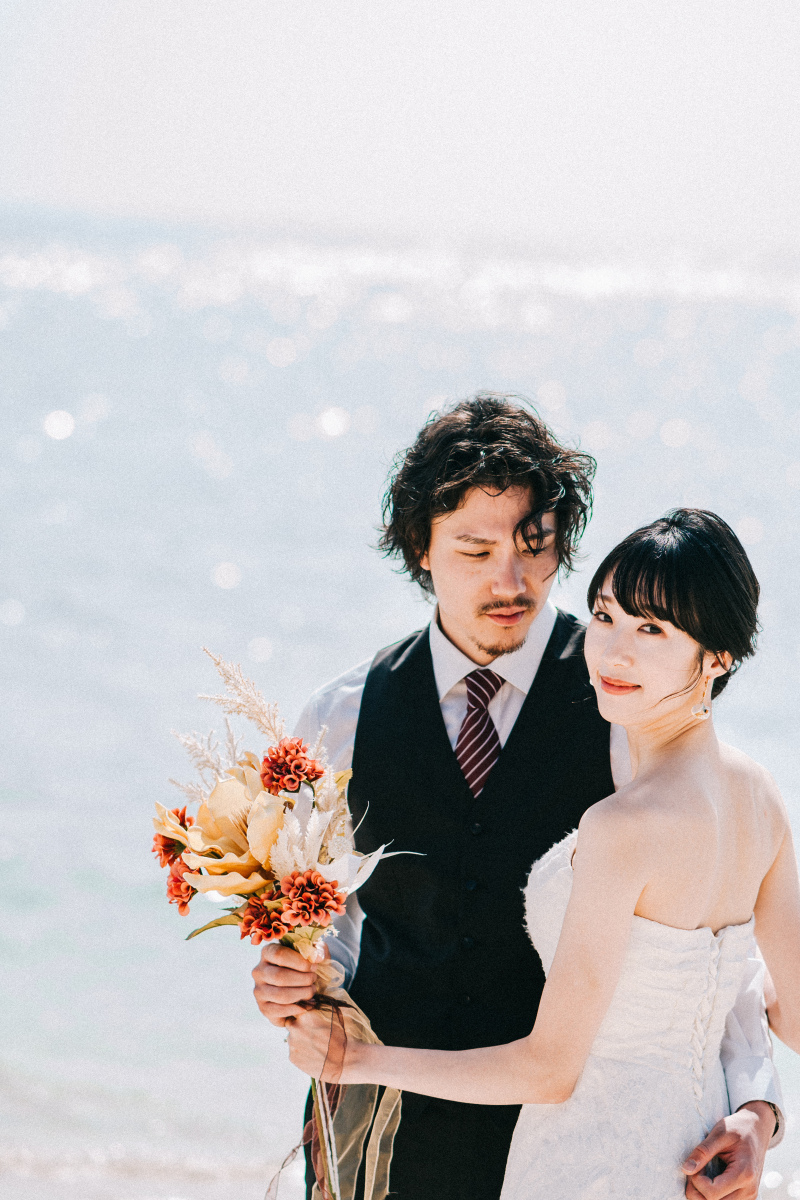 【期間限定プラン】衣装・新婦ヘアメイク・ビーチ50カットのLimited Plan 写真即日納品