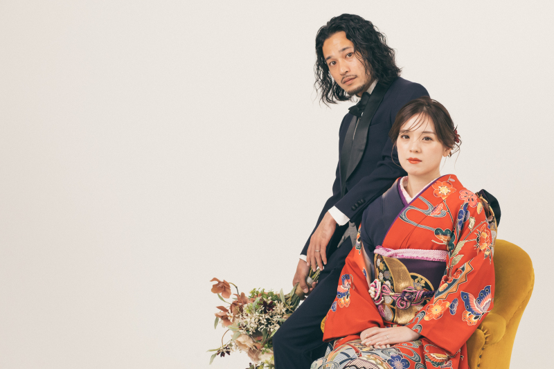 【和装プラン・即日データ納品】和装Studio Plan・新郎・新婦和装1点・データ50カット