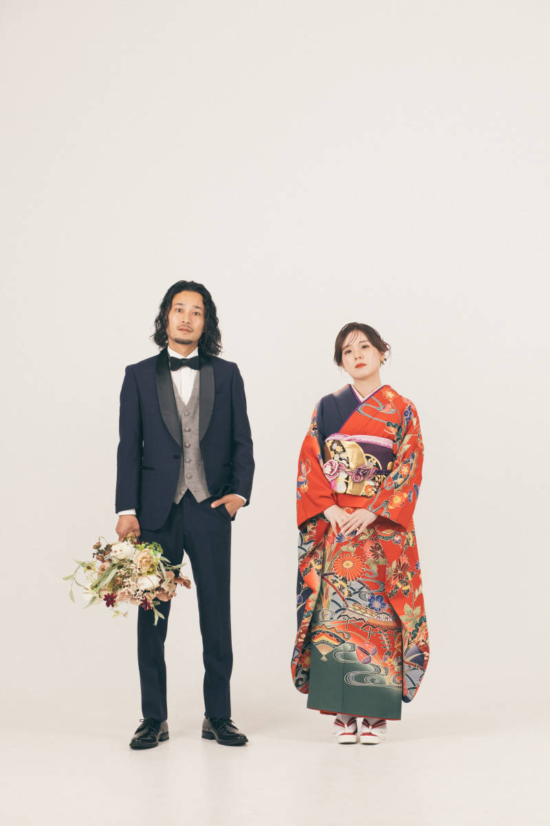 【和装プラン・即日データ納品】和装Studio Plan・新郎・新婦和装1点・データ50カット