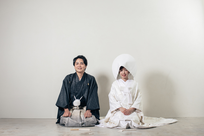 ☆撮影日までに仕上げます!☆【ウェディングエステ2回付】和装・スタジオ30カットプラン