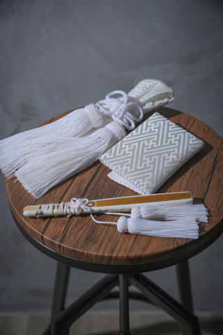 懐剣筥迫ホワイト(KH003)