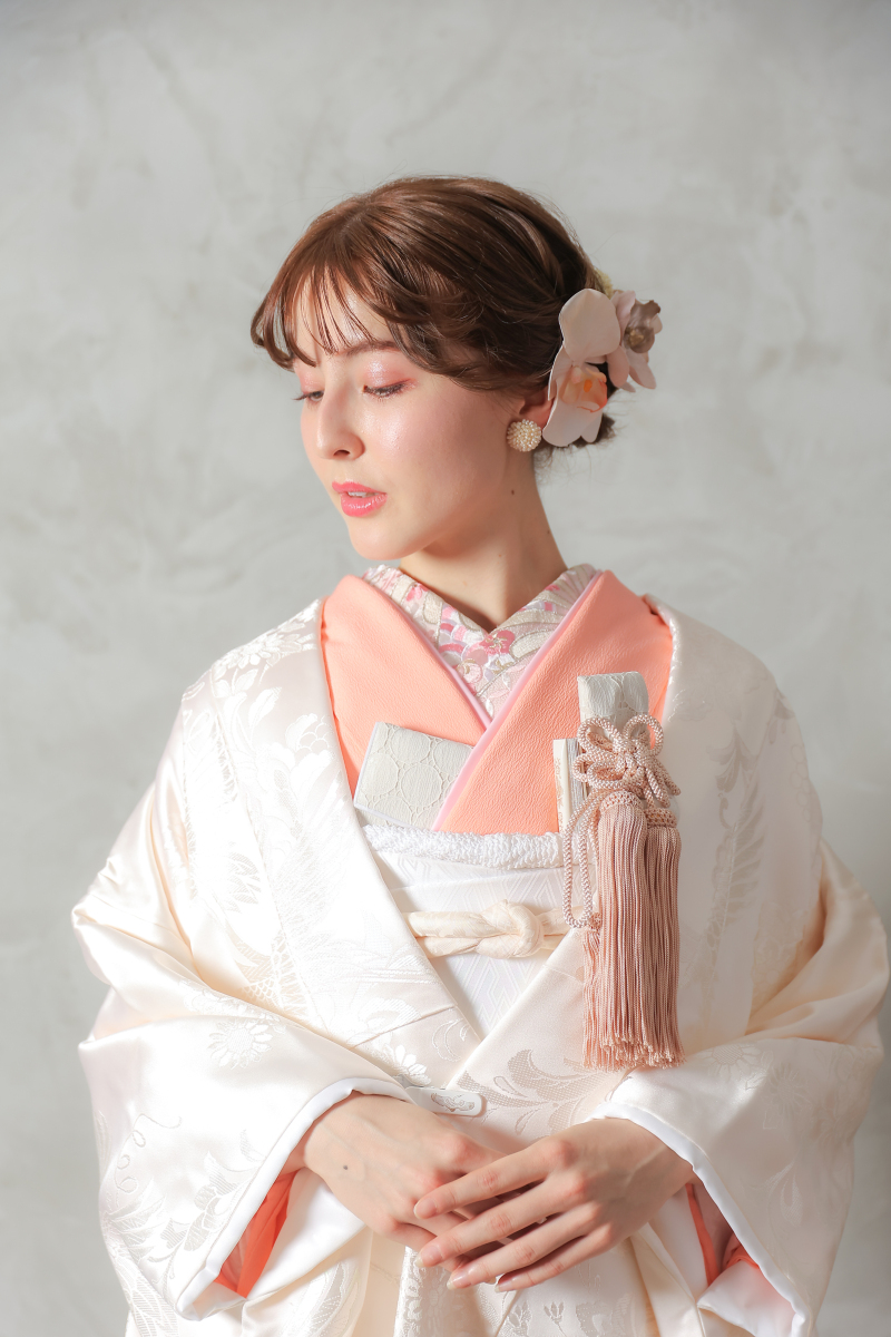 白無垢※色打掛ピンク(SM012)