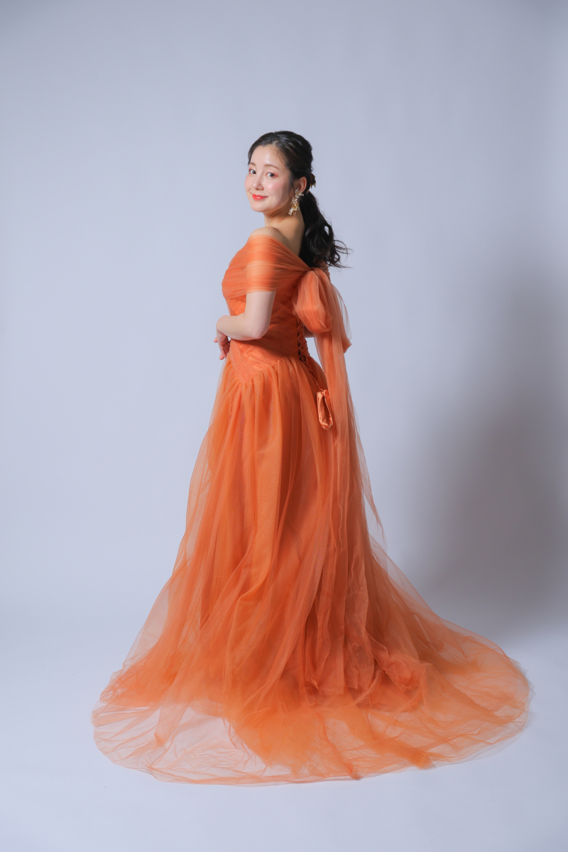 カラードレス※オレンジ(WCD004)