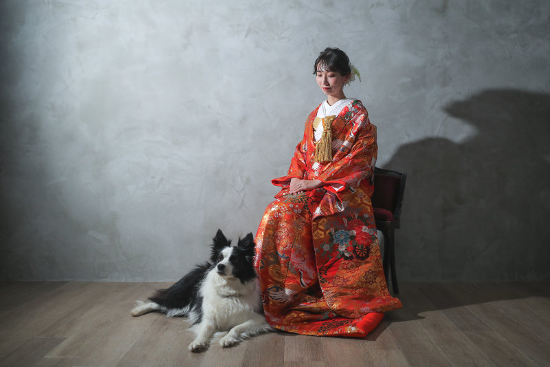 ウェディングフォトスタジオ【JOYFUL】_ペットと一緒に撮影できる