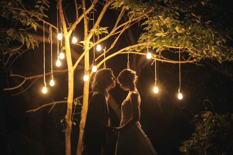 ウェディングフォトスタジオ【JOYFUL】_夜景で撮影できる