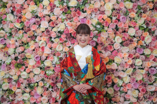 ウェディングフォトスタジオ【JOYFUL】_スタジオ背景【Flower Wall】