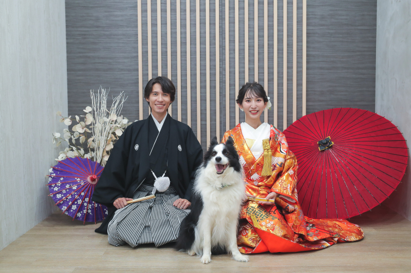 ウェディングフォトスタジオ【JOYFUL】_ペットと一緒に撮影できる
