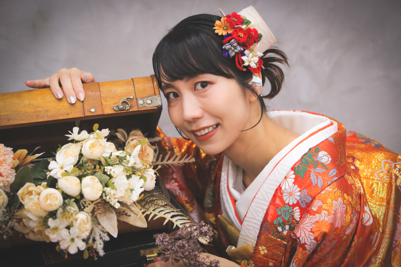 【土日祝アップなし! Photorait限定プラン 特別価格49,800円】和装スタジオプラン 和装一着&和装小物選び放題