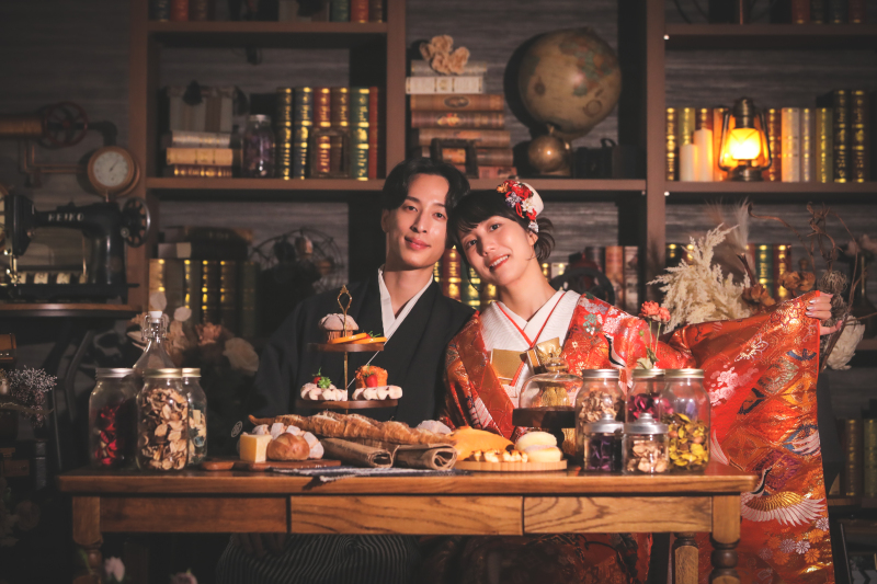 【土日祝アップなし! Photorait限定プラン 特別価格49,800円】和装スタジオプラン 和装一着&和装小物選び放題