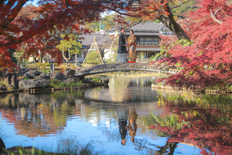【☆直前割☆紅葉撮影プラン】ロケーションフォトプラン 和装一着撮影 | 小物選び放題 レタッチ無料