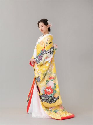 【プラン内】彩雲疋田紋(黄)