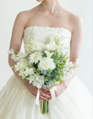 ｸﾗｯﾁﾌﾞｰｹ(ﾎﾜｲﾄ×ｸﾞﾘｰﾝ) 