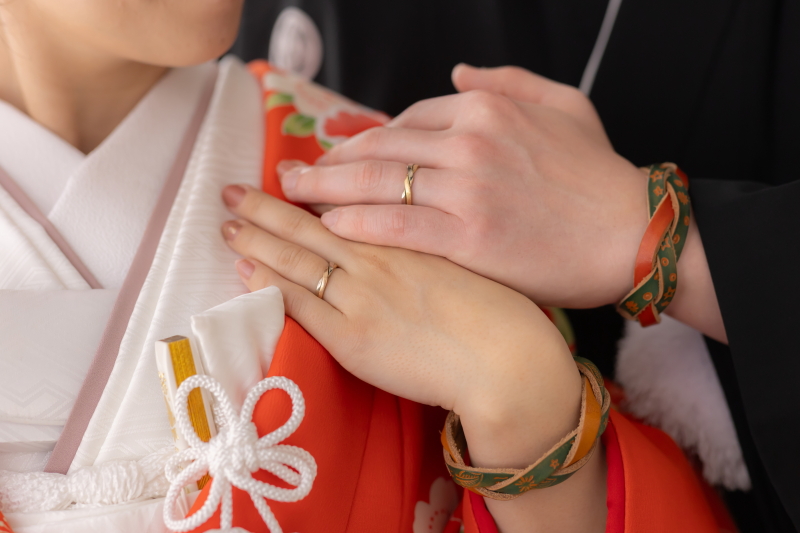 大切なお二人の絆♡指輪のショット