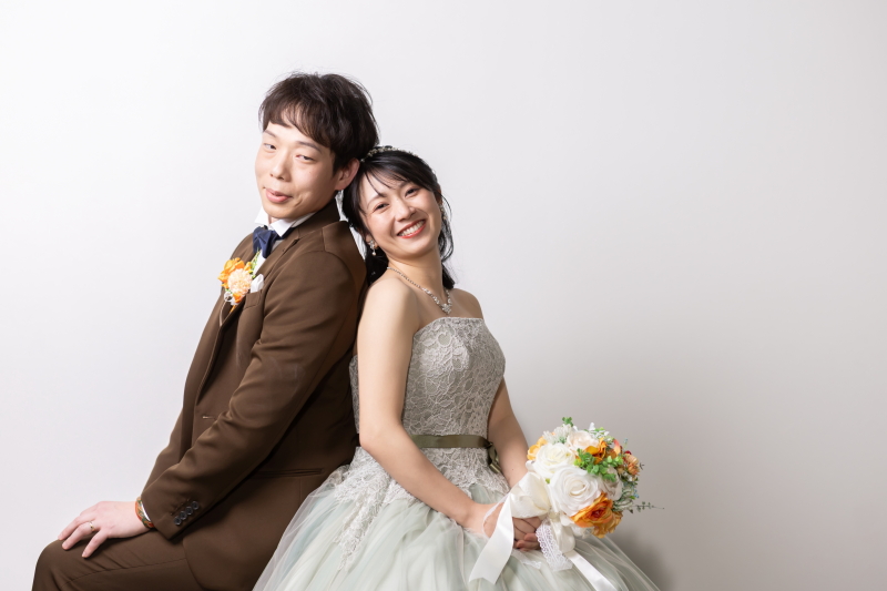 ガラッとチェンジをして洋装撮影スタート!