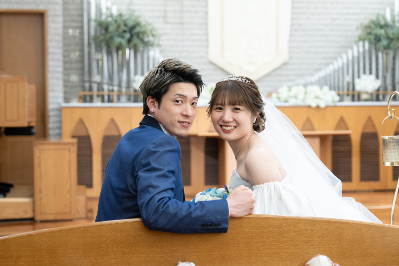 お二人並んでニッコリ♡