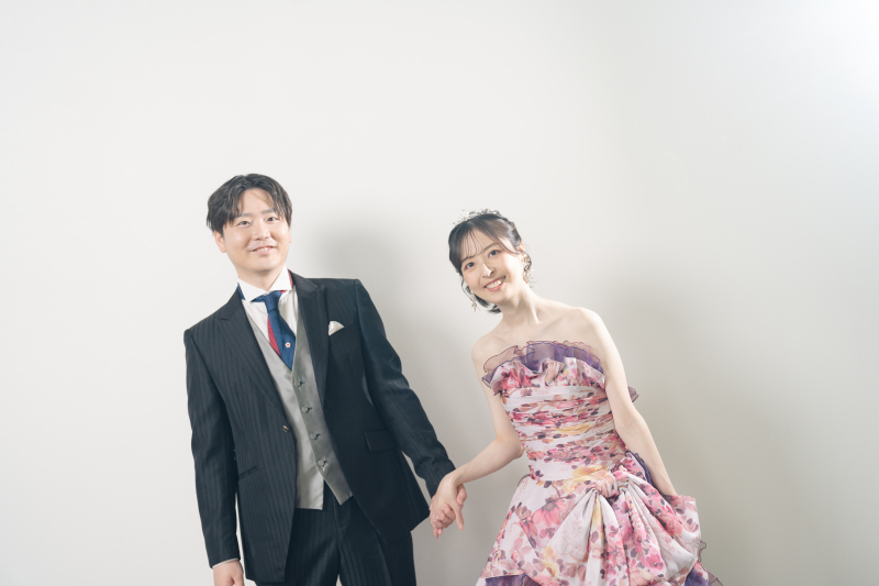 新婦様の手を引いて♡