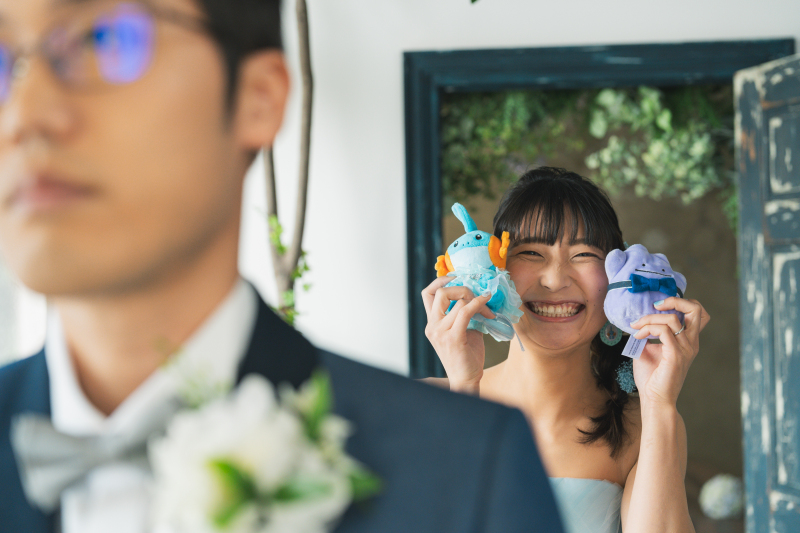 ウキウキな新婦様